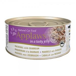 Applaws Cat Dose Makrele & Dorade in Gelee 24x70g