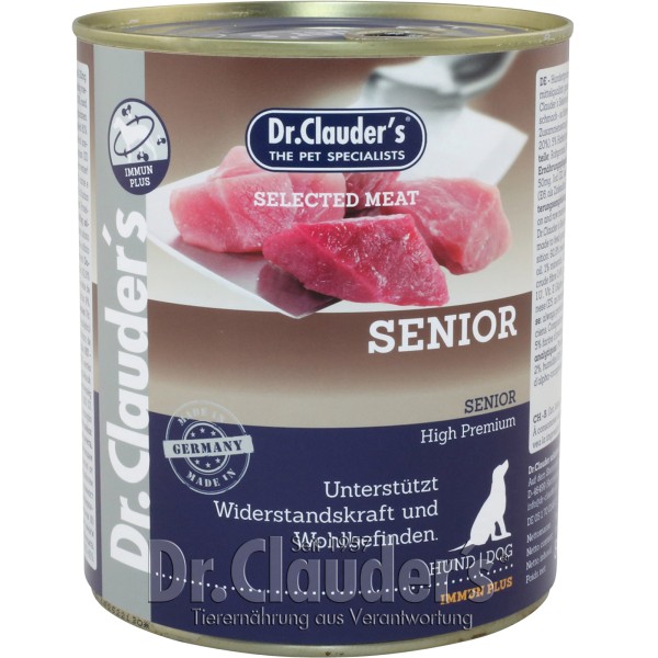 Dr. Clauders Selected Meat Senior 6x800g