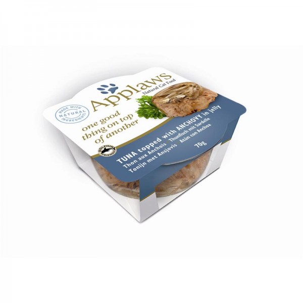 Applaws Cat Schale Layer Thunfisch & Sardelle 12x70g