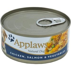 Applaws Dose Huhn & Lachs & Gemüse 12x156g