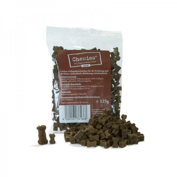 Chewies Geflügelknöchelchen Mini 125g