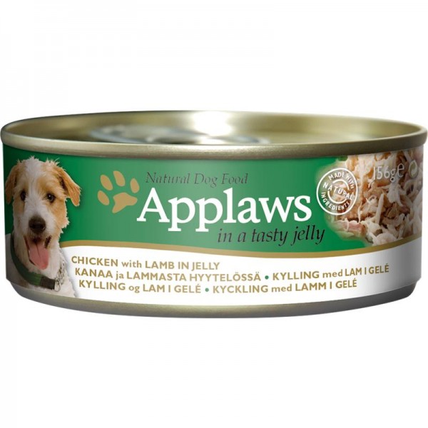 Applaws Hühnchenbrust Lamm in Gelee 12x156g