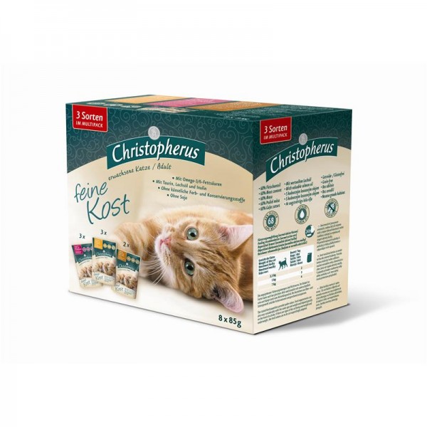 Christopherus Cat Pouch Multipack 8x85g