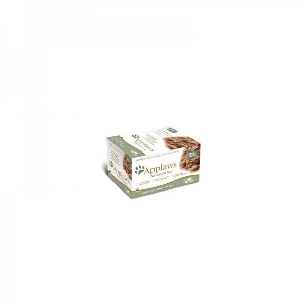 Applaws Cat Schale Multipack Fisch Selection 8x60g