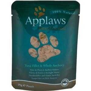 Applaws Cat Pouchbeutel Thunfischfilet & ganze Sardelle 12x70g