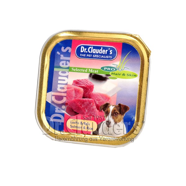 Dr. Clauders Selected Meat Lachs & Reis 100g