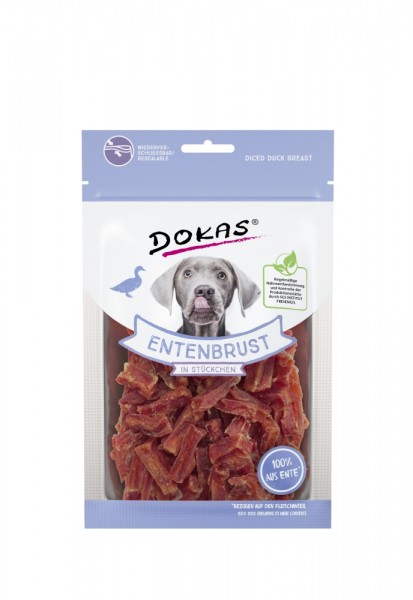 Dokas Entenbrust Stückchen 70g MHD11/2022