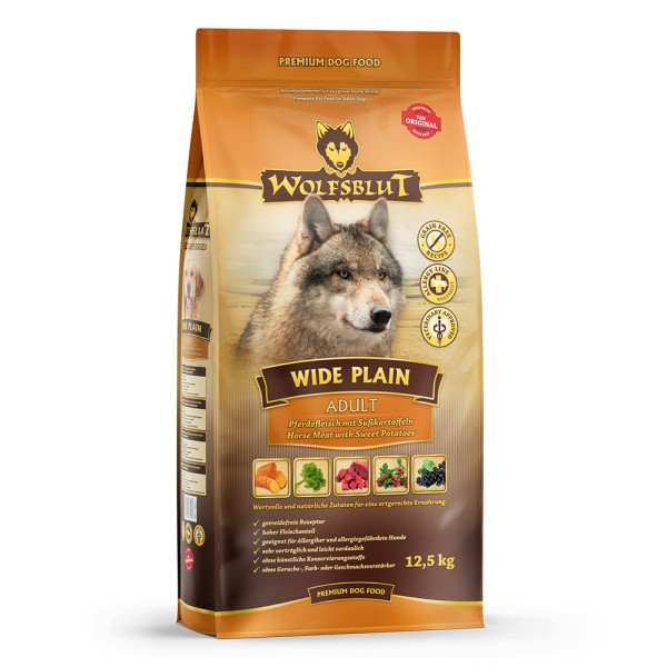 Wolfsblut Wide Plain Pferdefleisch & Süßkartoffel 12,5kg