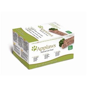 Applaws Cat Schale Multipack Paté Huhn, Lamm & Lachs 7x100g