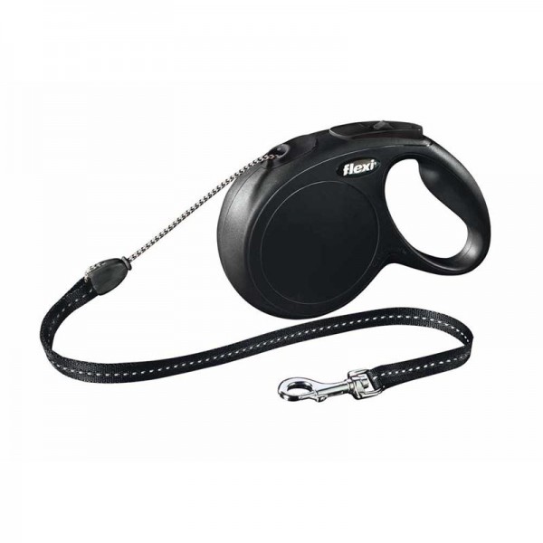 Flexi New Classic Long, S= 8 m, schwarz