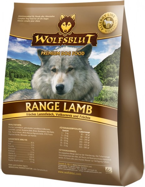 Wolfsblut Range Lamb 15kg