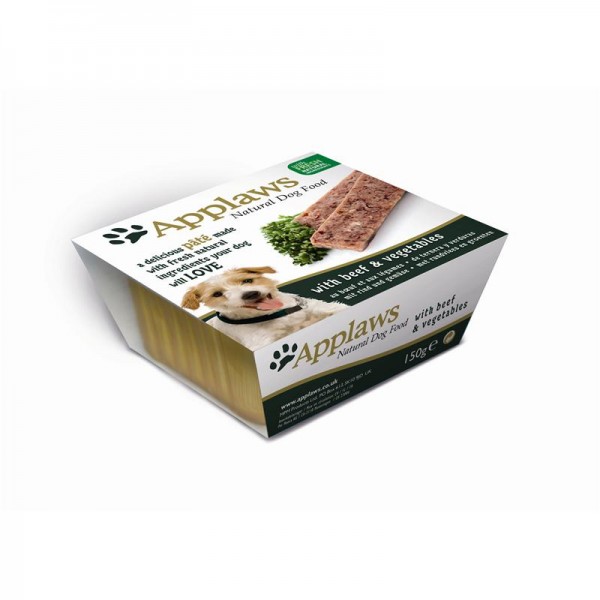 Applaws Schale Paté Rind & Gemüse 7x150g