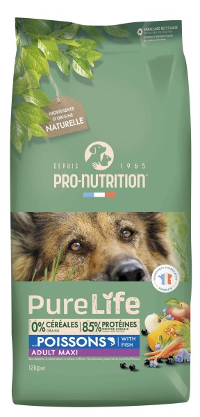 Pro Nutrition Pure Life Adult Maxi Poissons 12kg