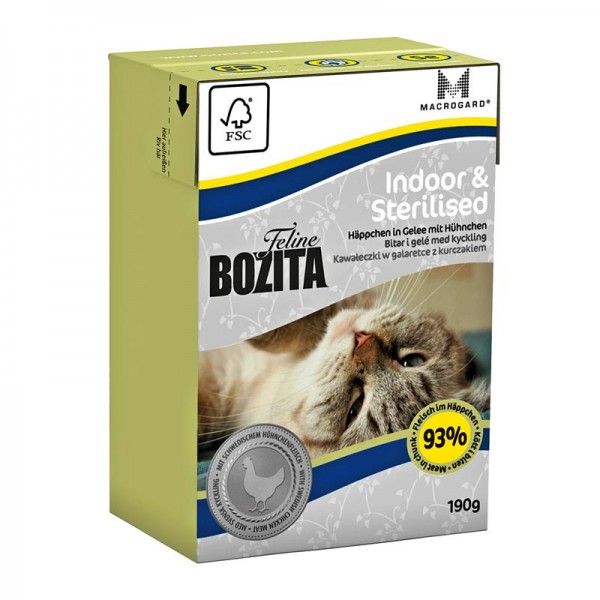 Bozita Feline Indoor & Sterilised 190g