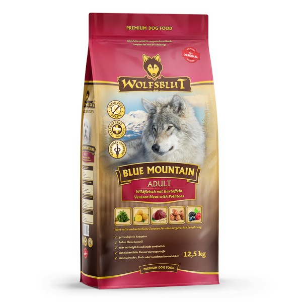 Wolfsblut Blue Mountain Wild & Waldfrüchten 12,5kg