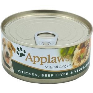 Applaws Dose Huhn & Rinderleber & Gemüse 12x156g