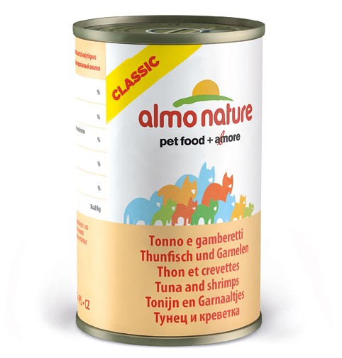 Almo Nature Cat Classic Thunfisch & Garnelen 140g