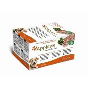 Applaws Schale Paté MP FC Fisch,Pute,Rind 5x150g