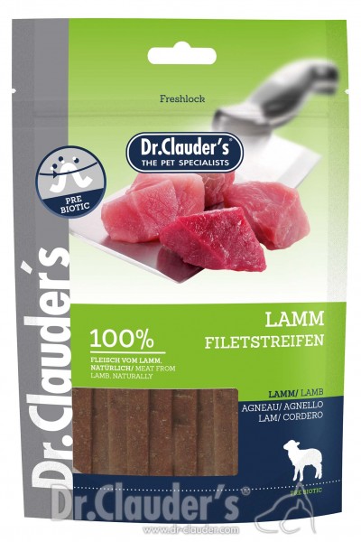 Dr. Clauders Snack Strips Lammfiletstreifen 80g