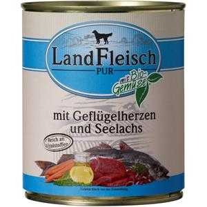 LandFleisch Pur Geflügelherzen & Seelachs