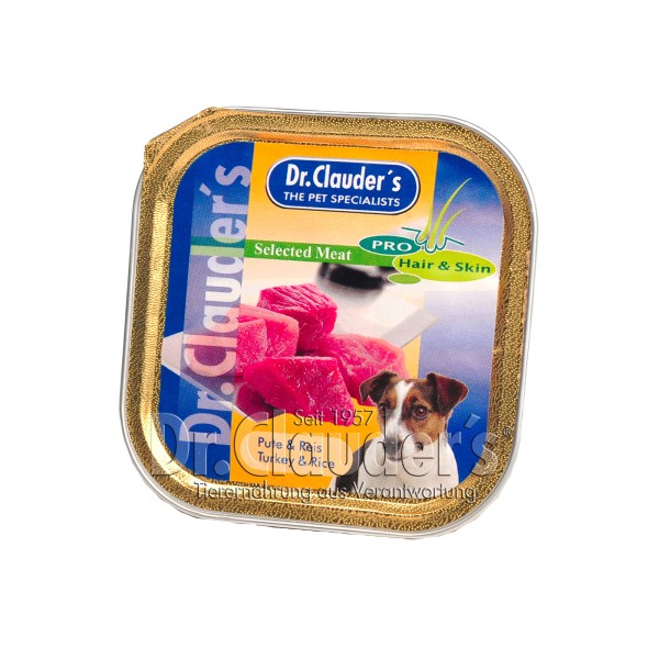 Dr. Clauders Selected Meat Pute & Reis 100g