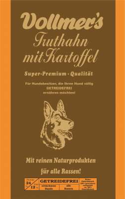 Vollmer's Lamm & Reis Trockenfutter Für Hunde – 15 Kg Sack Für Sensible Fellnasen