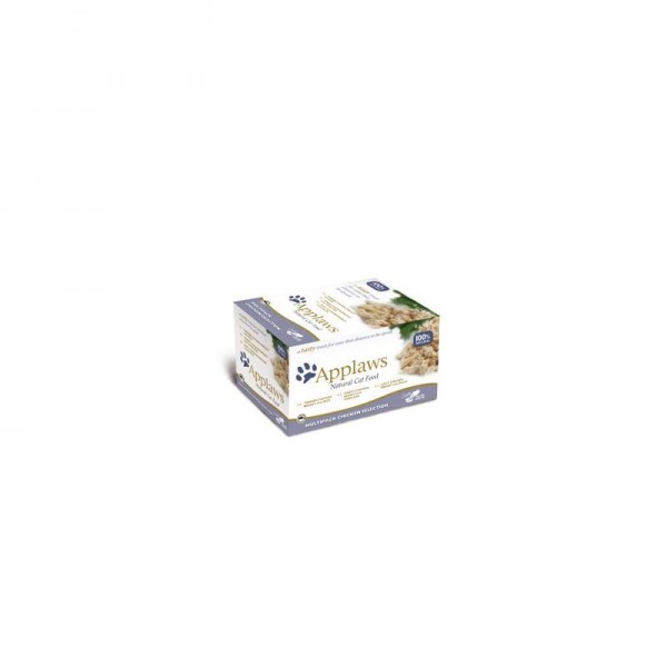 Applaws Cat Schale Multipack Huhn Selection 8x60g